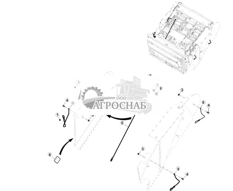 Щиток привода наклонной камеры, левая сторона - ST830882 574.jpg
